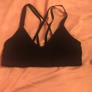 Black sports bra